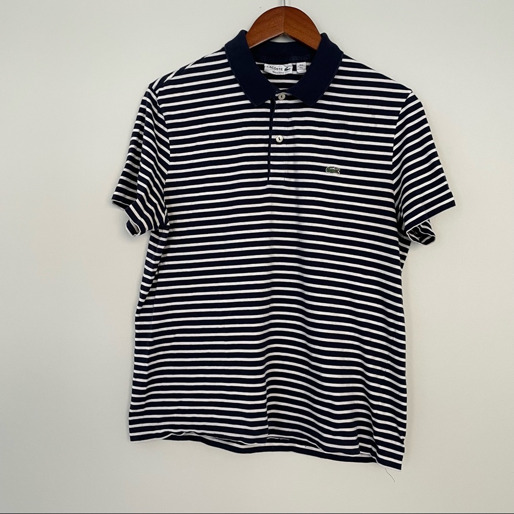 Lacoste Striped polo tee